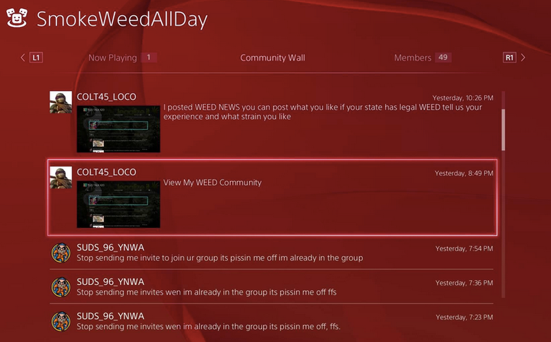 Illustration for article titled The Most Popular PS4 Communities Are Hilarious (And Sometimes Awful)